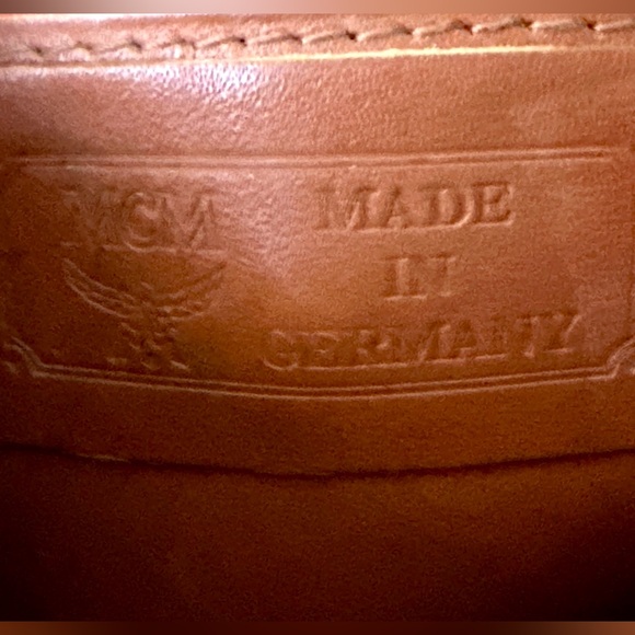 MCM Tan Monogram Coin Pouch - Picture 7 of 8